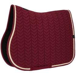 Tapis de selle Equithème Softypop Bordeaux