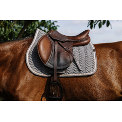 Tapis de selle Equithème Softypop Gris foncé