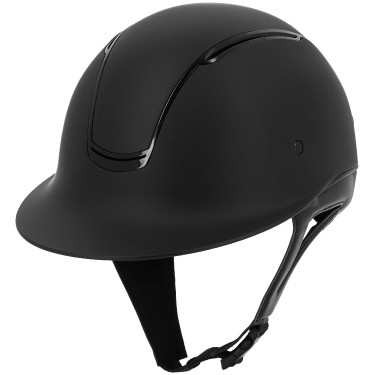 Casque Equithème Soazy Mat Noir brillant Noir / noir