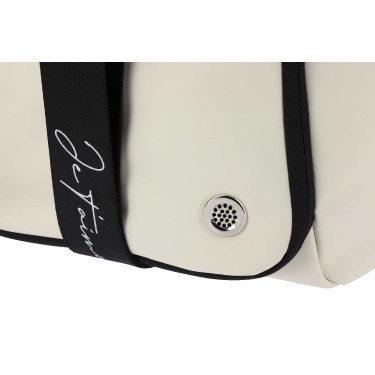 Sac week end Je t'aime Equithème Écru Blanc