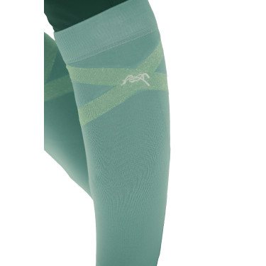Chaussettes d'équitation Pénélope Gummy Vert sauge Chaussettes d'équitation Pénélope Gummy Vert sauge