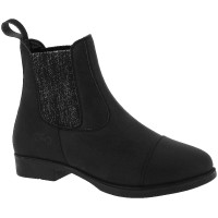 Boots synthétiques Riding World Glitter Enfant Noir