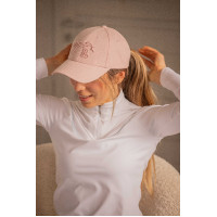 Casquette Naomi Pénélope Taupe / blanc Marron