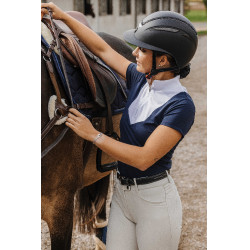 Polo Equithème Tokyo Marine Bleu marine