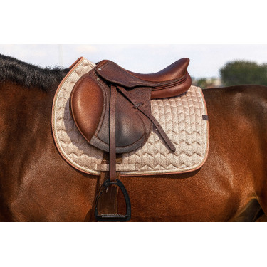Tapis de selle Equithème Excellence Rose