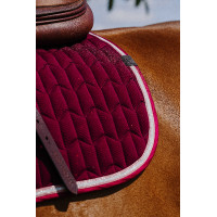 Tapis de selle Equithème Eclat Bordeaux Tapis de selle Equithème Eclat Bordeaux