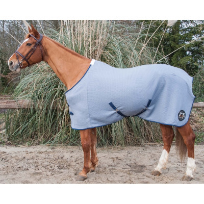 Chemise micro Jersey T de T Bleu marine