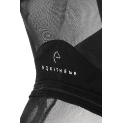 Masque anti-mouches anti-UV Equithème Zipper Noir Masque anti-mouches anti-UV Equithème Zipper Noir
