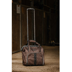 Sac de pansage à roulettes Equithème Marron