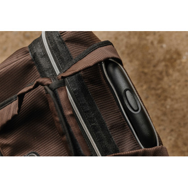 Sac de pansage à roulettes Equithème Marron