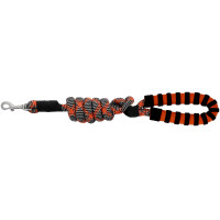 Laisse pour chien avec poignée Equithème Haspen Noir / poignée orange Laisse pour chien avec poignée Equithème Haspen Noir / poignée orange