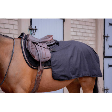 Couvre-reins Quarter Wooltouch Paddock Sports Noir