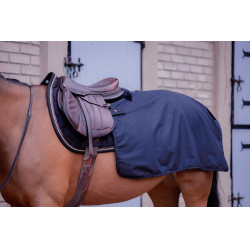Couvre-reins Quarter Wooltouch Paddock Sports Marine Bleu marine