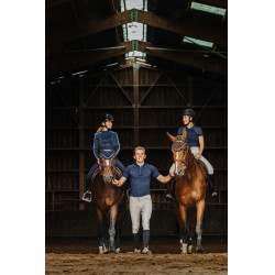 Polo Equithème Originals Agathe Marine Bleu marine