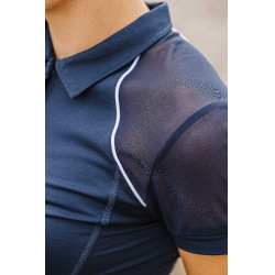 Polo Equithème Originals Agathe Marine Bleu marine