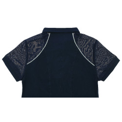 Polo Equithème Originals Agathe Marine Bleu marine
