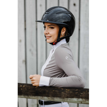 Chemise Equithème Julie Taupe Marron