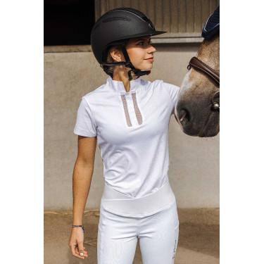 Polo Equithème Riyadh Blanc