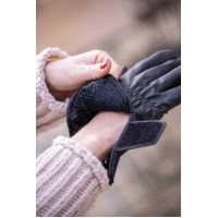 Gants d'équitation Pénélope Lyoni Noir