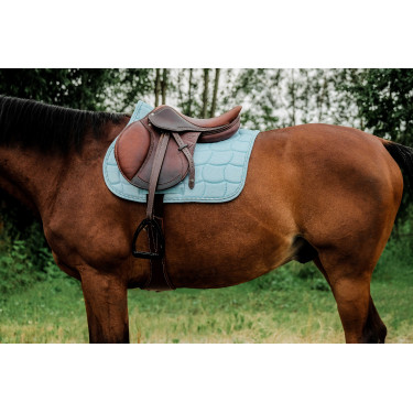 Tapis de selle Riding World Sunshine Bleu ciel Tapis de selle Riding World Sunshine Bleu ciel