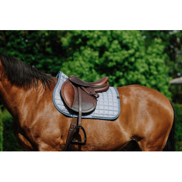 Tapis de selle Equithème Chic Bleu Tapis de selle Equithème Chic Bleu