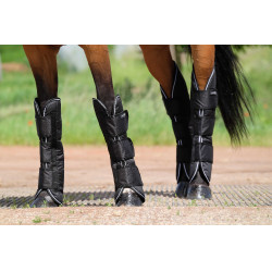 Guêtres de transport Equithème Tyrex 600D Noir