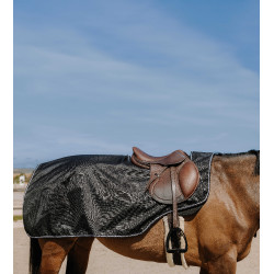 Couvre-reins Equithème Tyrex 600D Polaire Noir Couvre-reins Equithème Tyrex 600D Polaire Noir