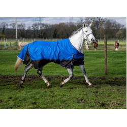 Couverture Equithème Tyrex Aisance 1200D Bleu roi