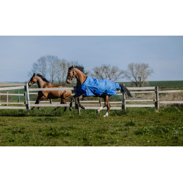 Couverture Equithème Tyrex Aisance 1200D Bleu roi