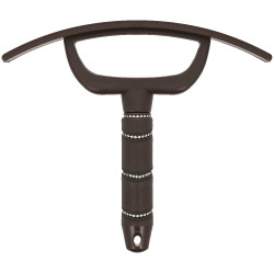 Couteau de chaleur Je t'aime Equithème Strass Marron