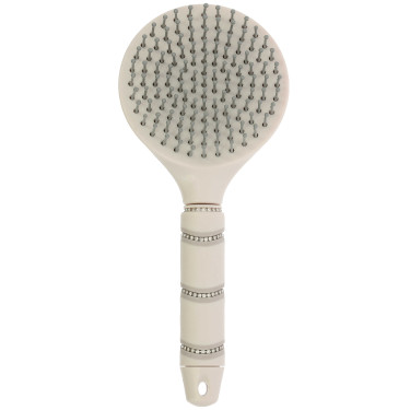 Brosse à crins Je t'aime Equithème Strass Beige