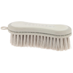 Brosse de tête Je t'aime Equithème Strass Beige