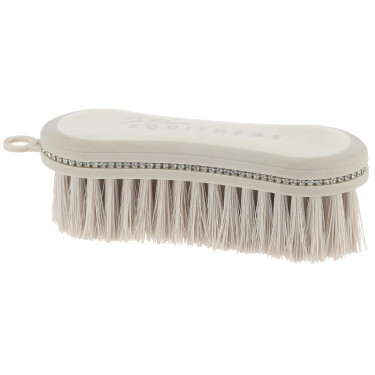 Brosse de tête Je t'aime Equithème Strass Beige Brosse de tête Je t'aime Equithème Strass Beige