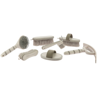 Brosse douce Je t'aime Equithème Strass Beige