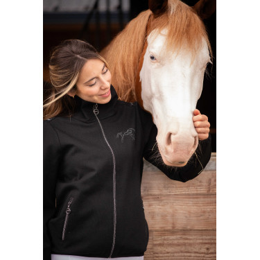 Veste Pénélope Tweeny strass Noir
