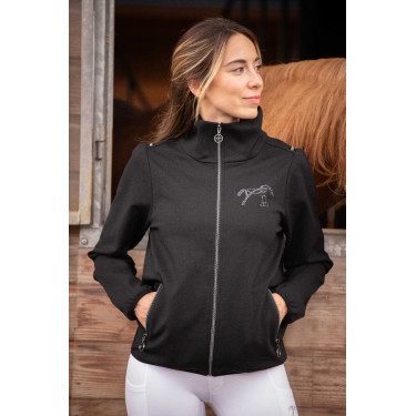 Veste Pénélope Tweeny strass Noir