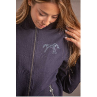 Veste Pénélope Tweeny strass Marine Bleu marine