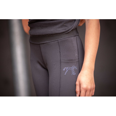 Pantalon Pull On Eden by Pénélope Delphe Noir