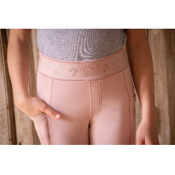 Pantalon Pull On Eden by Pénélope Delphe Rose poudré
