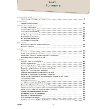 Galops 5 à 7 avec vidéos Lavauzelle