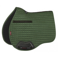 Tapis LeMieux ProSport Suede GP Square Vert chasseur Tapis LeMieux ProSport Suede GP Square Vert chasseur