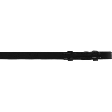 Rênes caoutchouc Eric Thomas 16mm Noir