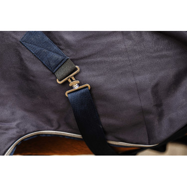 Couverture Equithème Vague Bleu marine