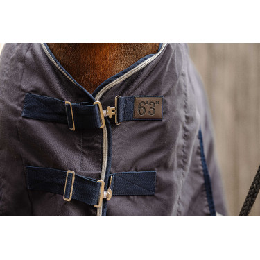 Couverture Equithème Vague Bleu marine