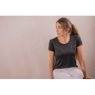 T-shirt Tecty Pénélope manches courtes Gris