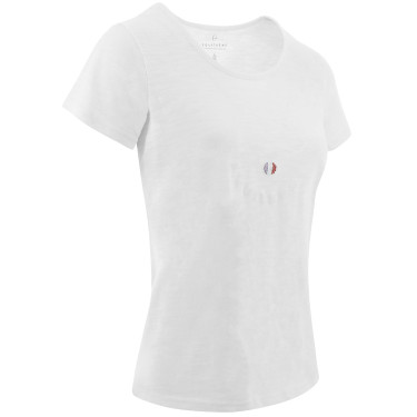 T-shirt Equithème Claire Blanc