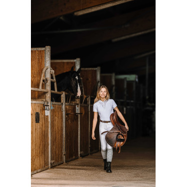 Polo Equithème Elodia Blanc