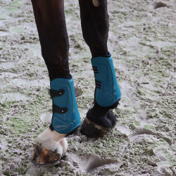 Guêtres avec protège-boulets Lami-Cell Elite Turquoise Bleu