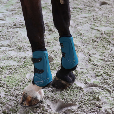 Guêtres avec protège-boulets Lami-Cell Elite Turquoise Bleu