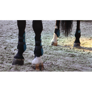 Guêtres avec protège-boulets Lami-Cell Elite Turquoise Bleu